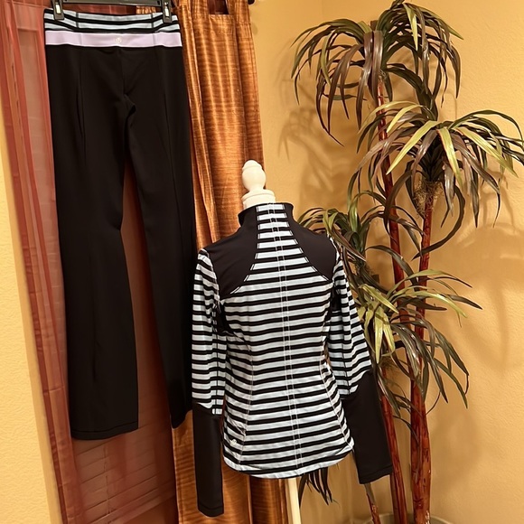 lululemon athletica workout jacket & pants set.  Size 6 tall. NWOT - Picture 5 of 6